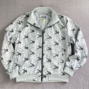 Seven & 7 Stars Zip Up Oversized Lightweight Jacket Unisex Size Large